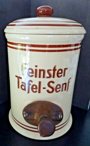 Antiker keramiks senftopf - keramiks,
