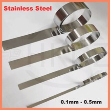 5M Länge 304 Edelstahl Band Folie Blech Platte Streifen Panel 0,1mm-1 mm Dick