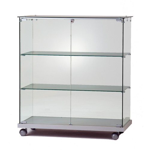 Breite vitrine glas halbhoch - breite,