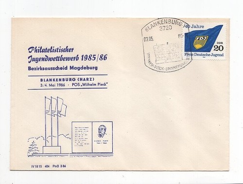 Ddr brief 3002 blankenburg - brief, mi