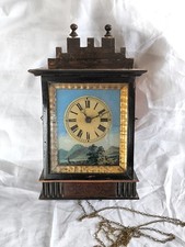 Alte Biedermeier Rahmenuhr