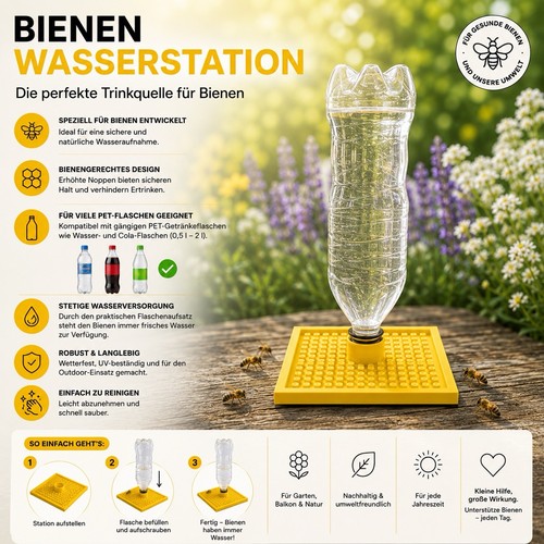 Bienen wasserstation - wasserstation, 🐝
