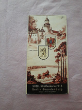 SHELL Straßenkarte Nr. 8 Berlin-Brandenburg ca.