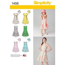 Simplicity 1456 Kleid & Hut