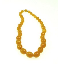 Bernstein Kette Honig  Amber