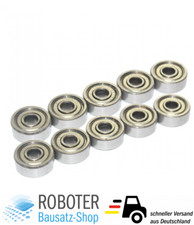 10 x Kugellager 624.ZZ 4*13*5