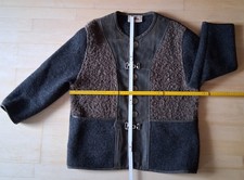 Kitz Pichler Trachtenjacke Herren Janker Gr 48 dunkelgrau und braun