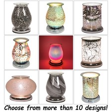 Elektrischer Wachs Ölbrenner Aroma Schmelzwärmer Touch Control - Auswahl aus 30 Designs