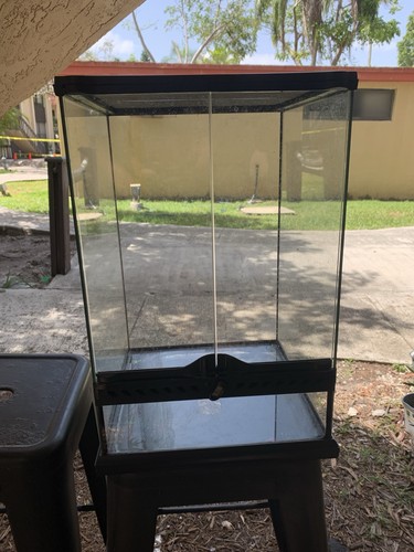 Exo terra glass terrarium with - terra,