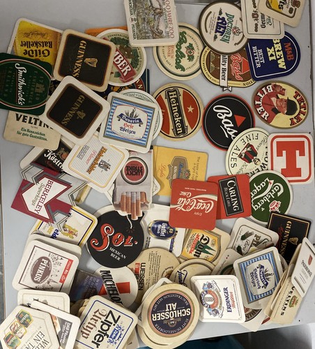 Bierdeckel sammlung alt - bierdeckel,