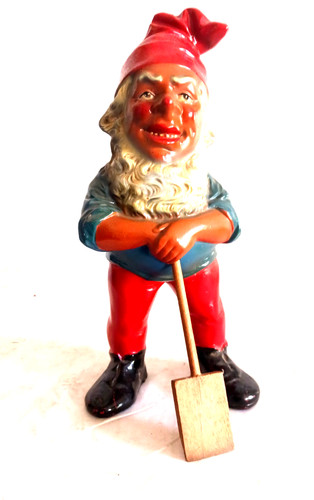 Antiker gartenzwerg keramik - antiker,