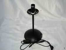 Straussenei Lampenständer Strausseneilampe mittel schwarz Nr 3