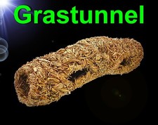 Hamster Haus Mäuse 🐹 GRASTUNNEL 🐹Heu Spielzeug Nagerröhre Höhle Nager Zubehör