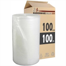 Rolle Luftpolsterfolie 100cm x 100m Noppenfolie Blasenfolie Polsterfolie 100m²