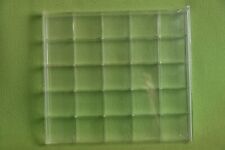 Acryl - Sortierbox - Sortierkasten - 25 Fächer - Scrapbooking - Perlen - Schmuck