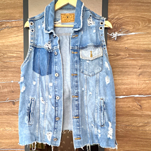 Vintage amisu damen jeansweste - vintage,