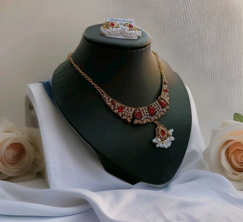Schmuck set rot antik - rot, orient
