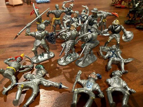 Spielfiguren ritter 70er - spielfiguren,