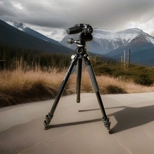 Manfrotto 055 3-Wege Stativ - Schwarz 