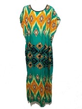 Maxikleid Strandkleid Sommerkleid Kaftan Boho Goa Hippie Takshita Kimono Indisch