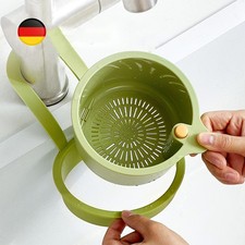 Abflusssieb Korb Sieb für Spülbecken mit Griff Abflusssieb Filter Silikon ABS DE