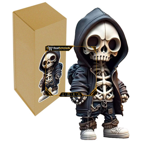 Skelett figuren klein statue - figuren,