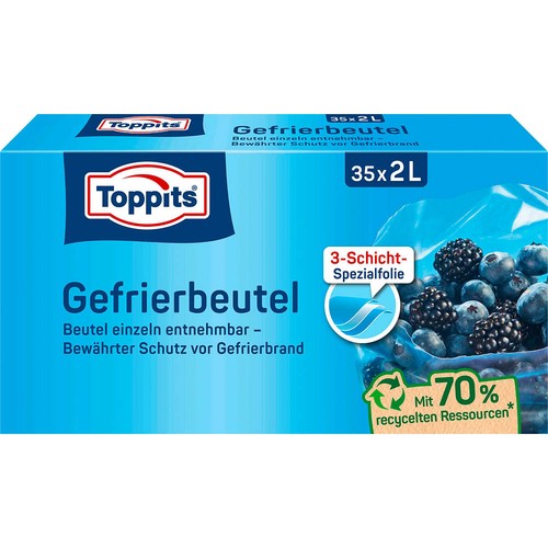 Toppits gefrierbeutel l - toppits, 2,0