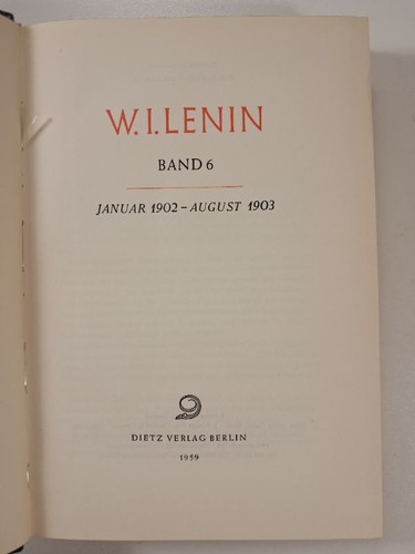 Lenin werke band - w.i., 6
