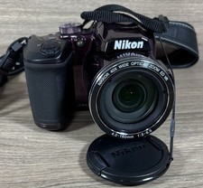 Nikon COOLPIX B500 16.1MP Full-HD Digitalkamera Lila Pflaume 40x Superzoom