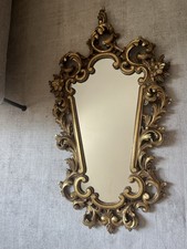 Antiker Spiegel Rokoko Stil handgeschnitzt / Barock vergoldet