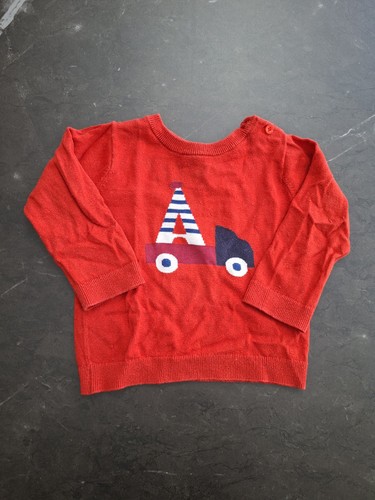 Jacadi baumwolle pullover rot - baumwolle,