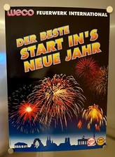 WECO Feuerwerk Poster Plakat