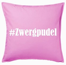 #Zwergpudel Kissenbezug Pink