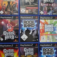 Guitar Hero Rock Band Sony Playstation 2 PS2 PAL Spiele Game zum auswählen