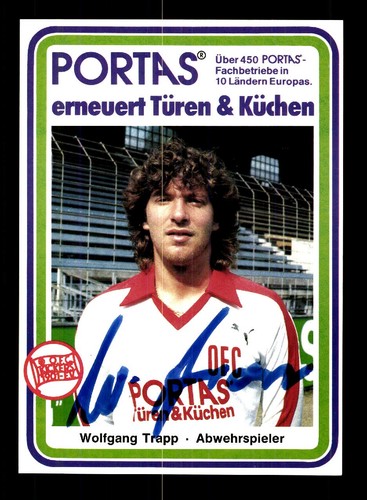 Wolfgang trapp autogrammkarte - wolfgang,