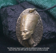 Nofretete Bronze Anhänger