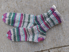 Wollsocken, handgestrickt