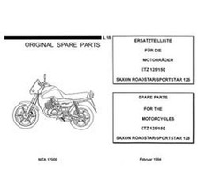 Ersatzteilliste ETZ125, ETZ150