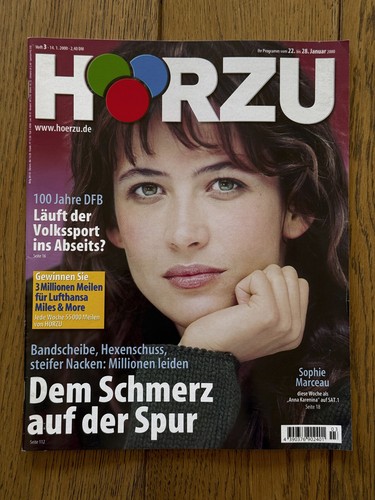Sophie marceau hörzu nr - -, hÖrzu-