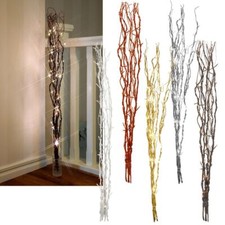 LED Lichterzweige 115 cm Weiden-Zweige beleuchtet Trafo Deko Zweige 230V Strom