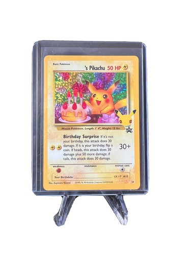 Pokemon birthday pikachu - birthday,