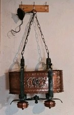 Hängelampe Kupfer Rustikal Jagdhaus Jagdhütte 