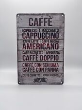 Blechschild Kaffee Tafel