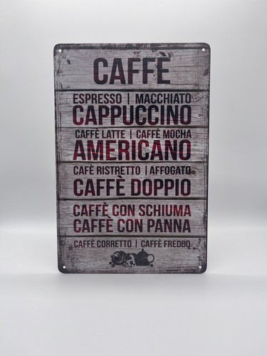 Blechschild kaffee tafel - kaffee,
