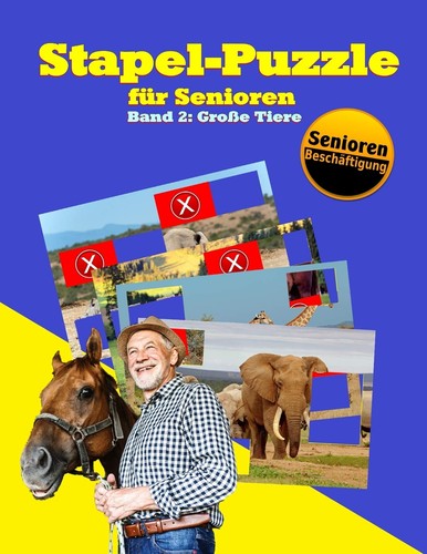 Stapel puzzle senioren - senioren, große