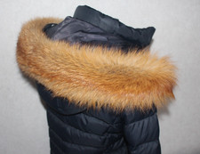 Rotfuchs Pelzstreifen kragen Kapuzenfell Schal Echtfell Fuchs Pelz für Jacke,..