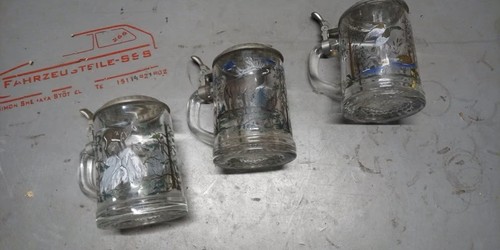 Alwe bierkrug glasskrug - 3x,
