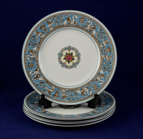 Wedgwood bone china - bone, türkis