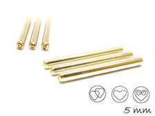 3 Herz Stempel, Design-Stempel Schlagstempel, Beadsmith, Schriftgröße: 5 mm