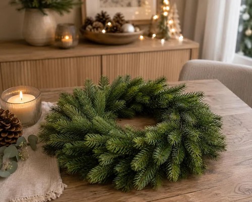 Künstlicher adventskranz - künstlicher,